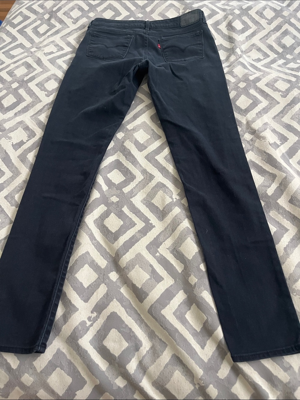 Levi Strauss Dark Wash Straight Leg Jeans - Picture 4 of 4
